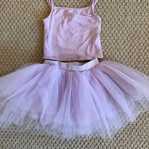 I love plum safari tutu set size 4T